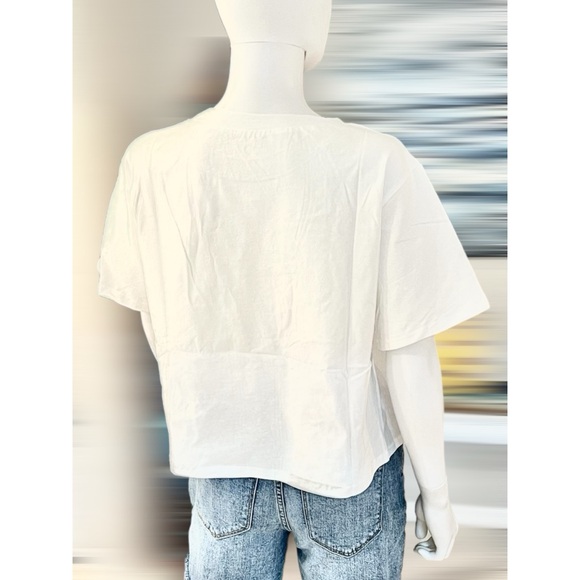 PEACH LOVE CALIFORNIA Howdy sequin graphic tee S M L - Picture 5 of 7